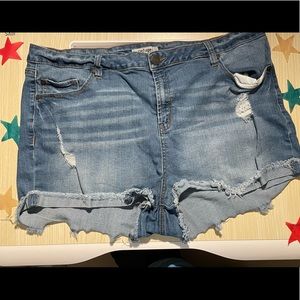 Refuge Blue Jean Shorts